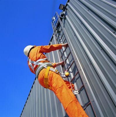 MSA Latchways Vertical Fall Arres System on Transmission Tower