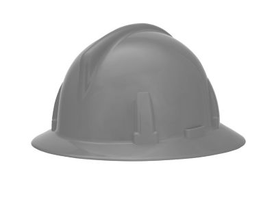 MSA Topgard hard hat with full brim in grey 