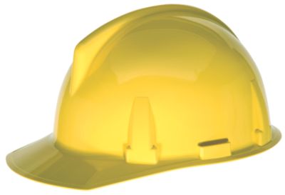 MSA Topgard hard hat in yellow