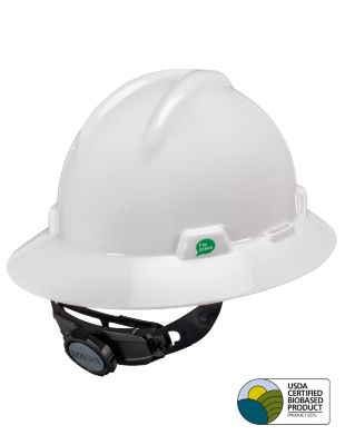 V-Gard® GREEN Full Brim Hard Hats